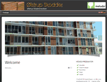 Tablet Screenshot of oelstrupskodder.dk